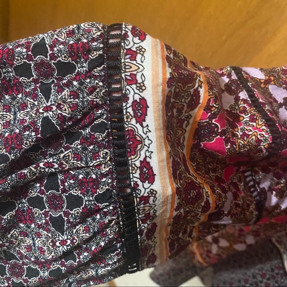 EST 1946 boho 3/4 bell sleeve high/low blouse - Picture 9 of 14